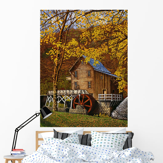 Autumn Sunshine Glade Creek Wall Decal