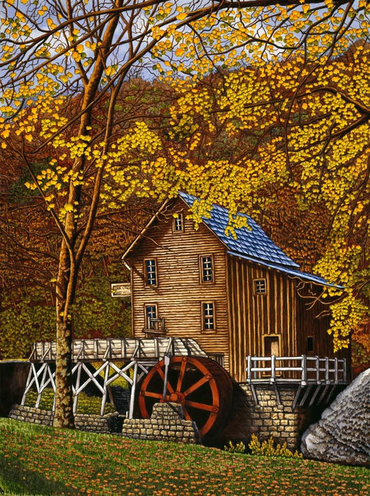 Autumn Sunshine Glade Creek Wall Decal