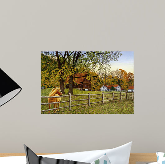 Broken Fence Railt Wall Decal