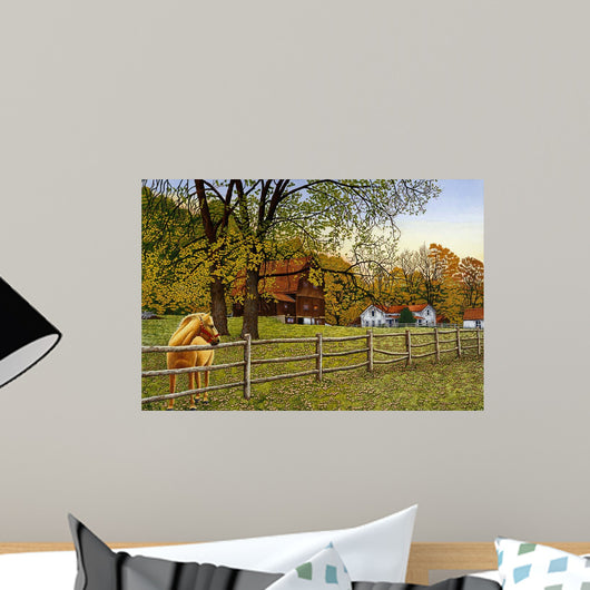 Broken Fence Railt Wall Decal