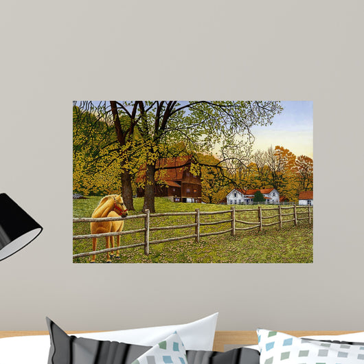 Broken Fence Railt Wall Decal