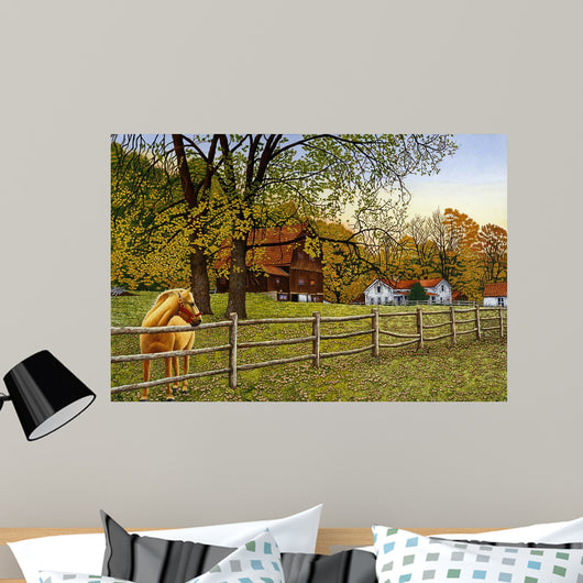 Broken Fence Railt Wall Decal