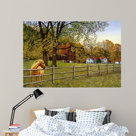 Broken Fence Railt Wall Decal