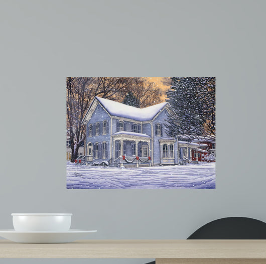 Hometown Holiday Wall Decal