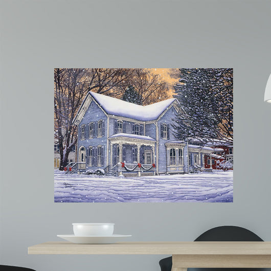 Hometown Holiday Wall Decal