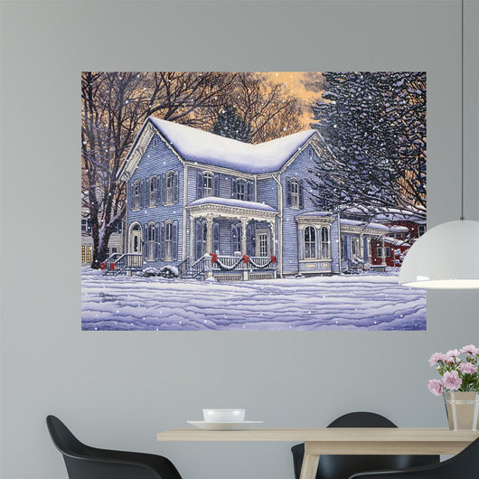 Hometown Holiday Wall Decal