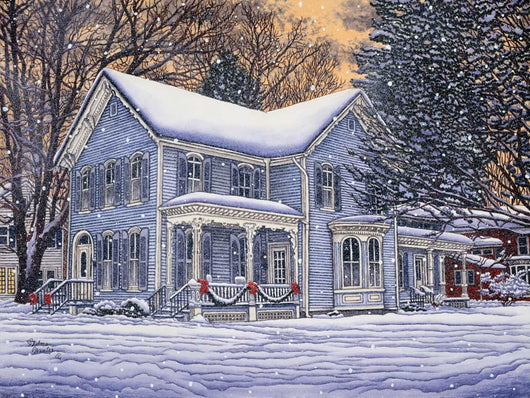 Hometown Holiday Wall Decal
