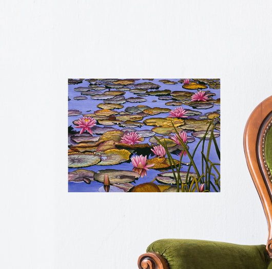 Water Lilies Wall Decal