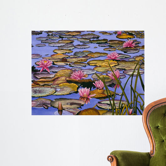 Water Lilies Wall Decal