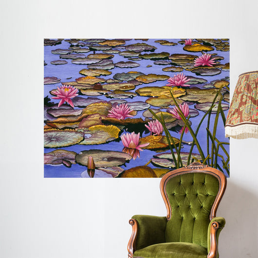 Water Lilies Wall Decal