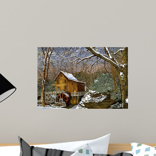 Winter Glade Creek Wall Decal