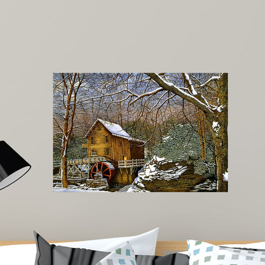 Winter Glade Creek Wall Decal