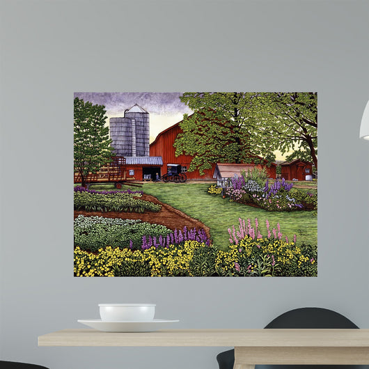 Marsha's Garden Wall Decal