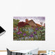 Purple Iris Wall Decal Design 1