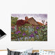 Purple Iris Wall Decal Design 1