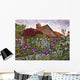 Purple Iris Wall Decal Design 1
