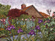 Purple Iris Wall Decal Design 1