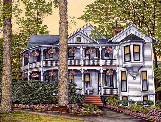Russell Schall Cottage Wall Decal