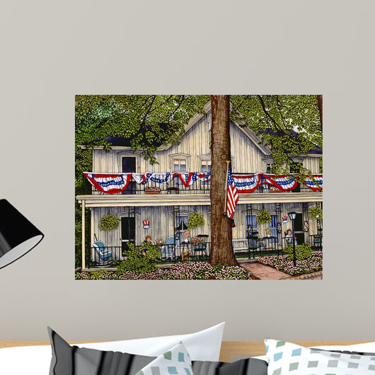 Stars and Stripes Forever Wall Decal Design 1