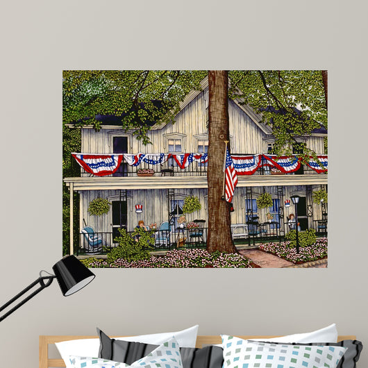Stars and Stripes Forever Wall Decal Design 1