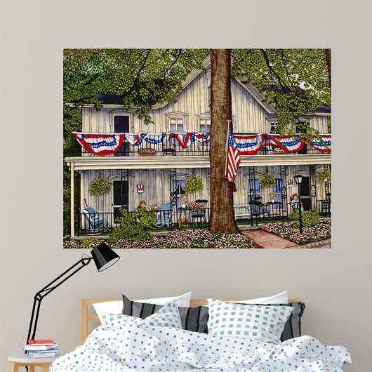 Stars and Stripes Forever Wall Decal Design 1