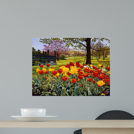 Tulip Garden Wall Decal