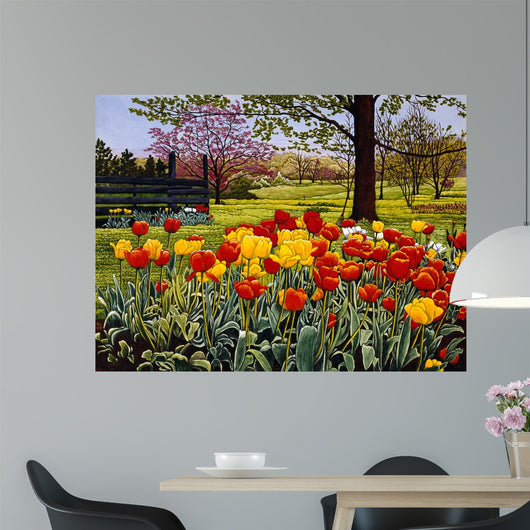 Tulip Garden Wall Decal