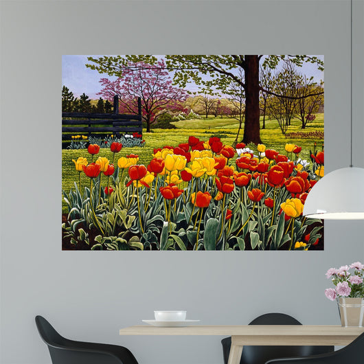 Tulip Garden Wall Decal