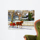 One Horse Cutter Wall Decal
