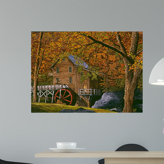 Mill Babcock State Park Wall Decal