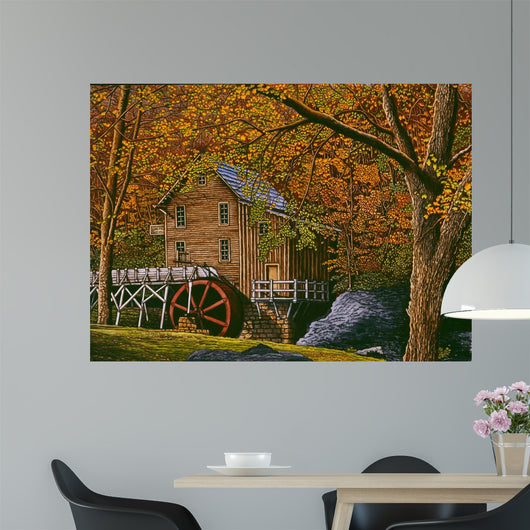 Mill Babcock State Park Wall Decal