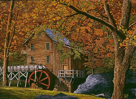 Mill Babcock State Park Wall Decal