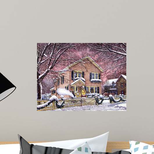 Garlands Snow Wall Decal