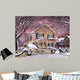Garlands Snow Wall Decal