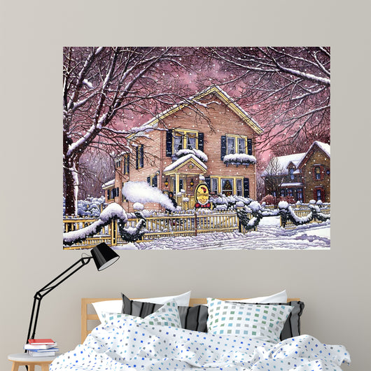 Garlands Snow Wall Decal