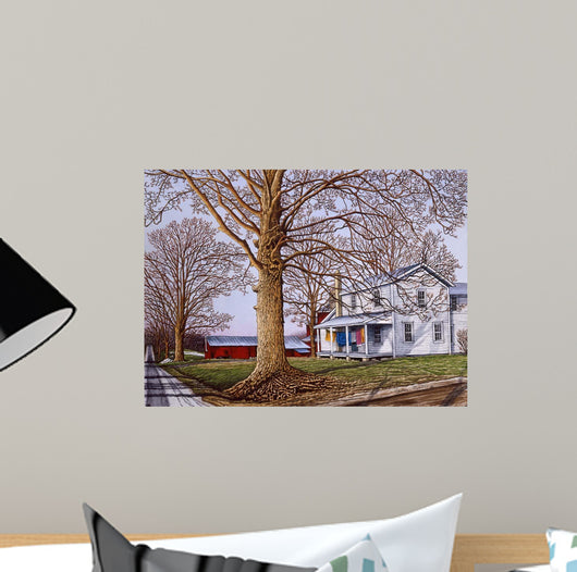 Amish Farm Wall Decal