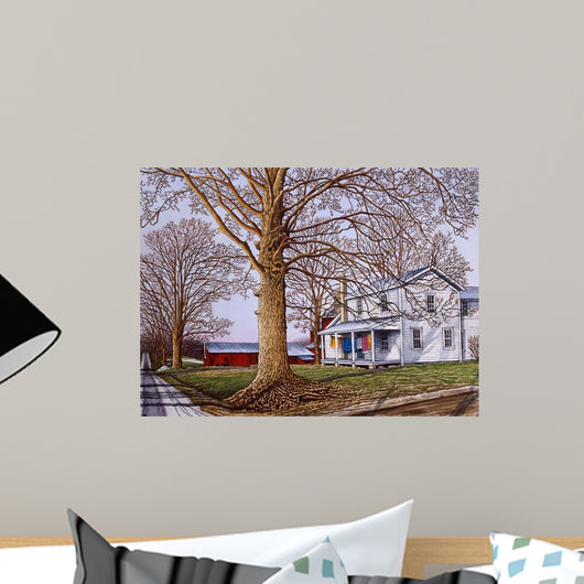 Amish Farm Wall Decal