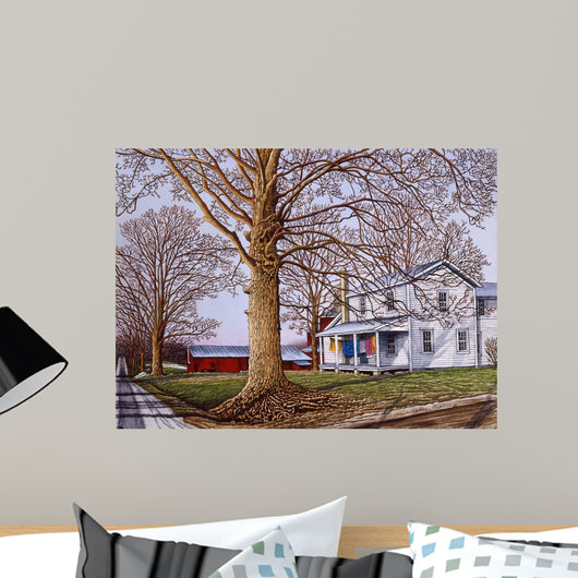Amish Farm Wall Decal