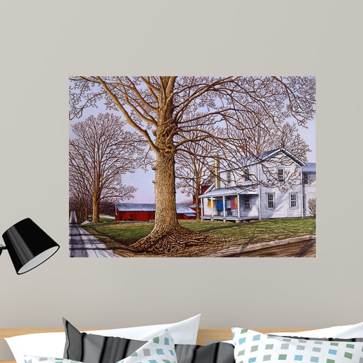 Amish Farm Wall Decal