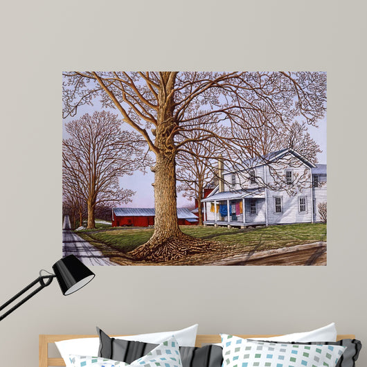 Amish Farm Wall Decal