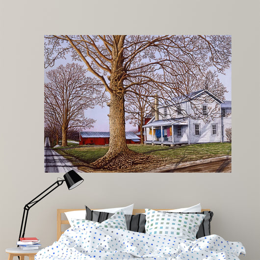 Amish Farm Wall Decal