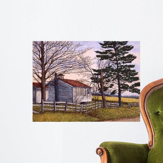 Amish School House Wall Decal