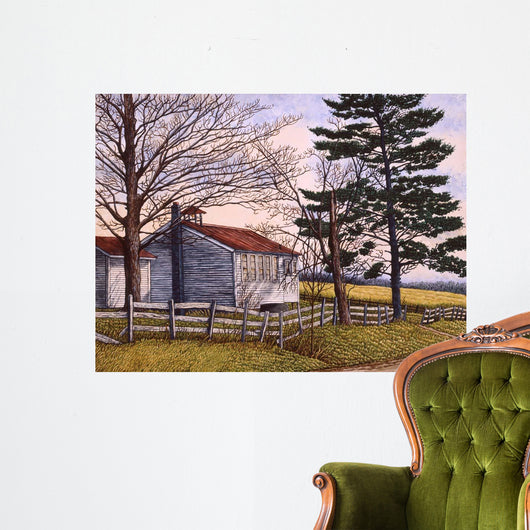 Amish School House Wall Decal
