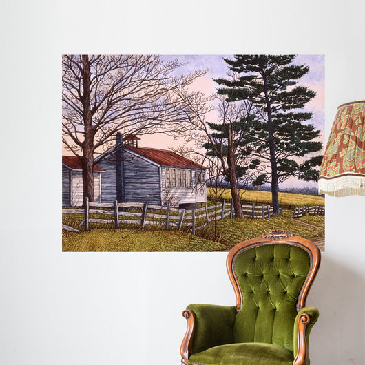 Amish School House Wall Decal