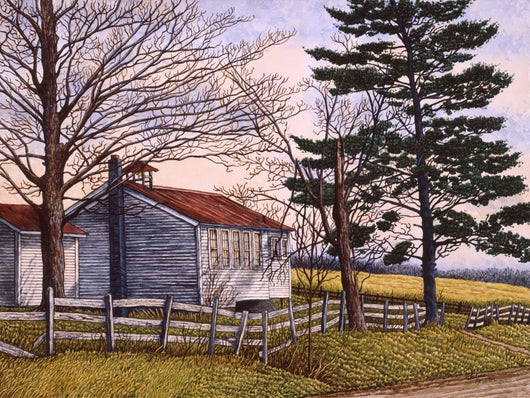 Amish School House Wall Decal