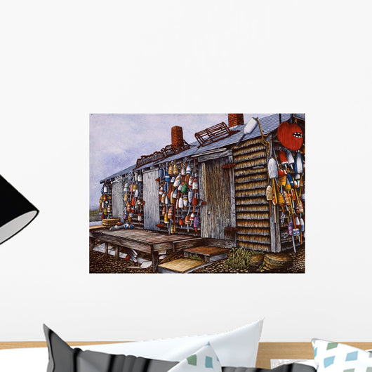 Lobster Buoys Wall Decal