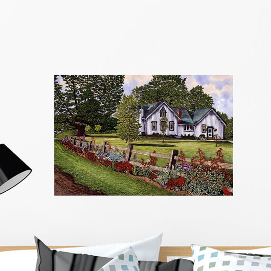 Split Rail Fence Wall Decal
