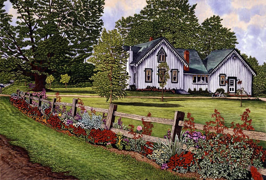 Split Rail Fence Wall Decal