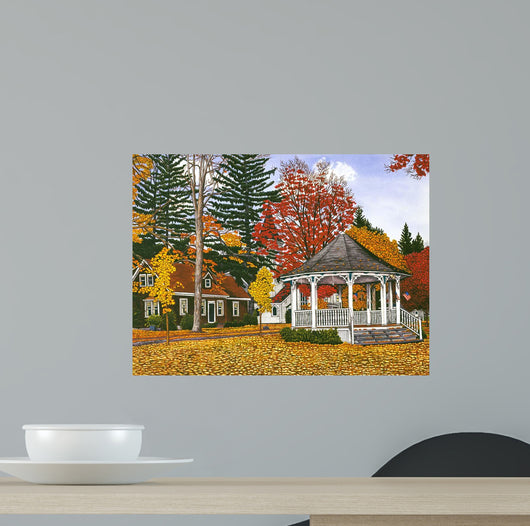 Gazebo Ellicottville Ny Wall Decal