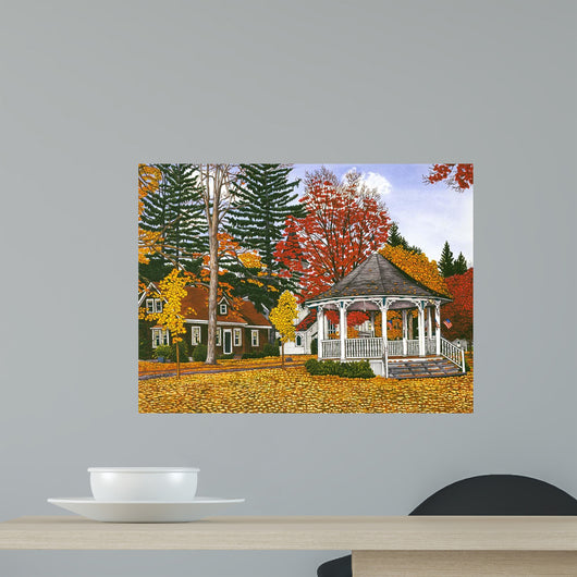 Gazebo Ellicottville Ny Wall Decal